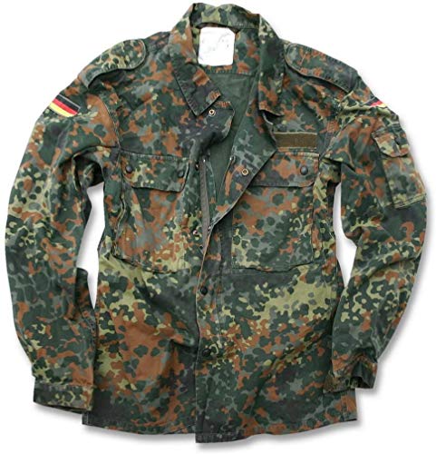 Mil-Tec - Chaqueta de camuflaje del ejército alemán Flecktarn Camouflage Talla:44 inch - Short (GR5)