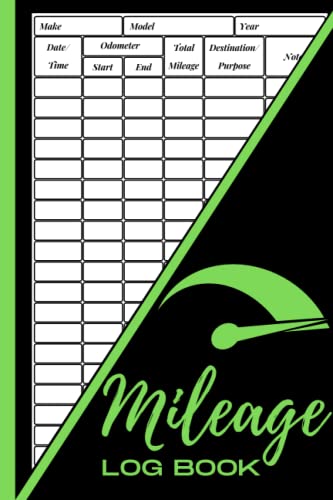 mileage log book: millage log/vehicle tracker/mileage log book for car/mileage log book for taxes/milege log book/car tracker/milage log books/log ... logger for taxes/mileage booklet/6*9 inch