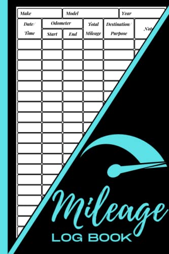 mileage log book: millage log/vehicle tracker/mileage log book for car/mileage log book for taxes/milege log book/car tracker/milage log books/log ... logger for taxes/mileage booklet/6*9 inch