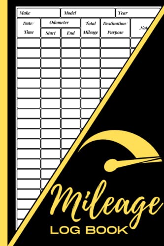 mileage log book: millage log/vehicle tracker/mileage log book for car/mileage log book for taxes/milege log book/car tracker/milage log books/log ... logger for taxes/mileage booklet/6*9 inch