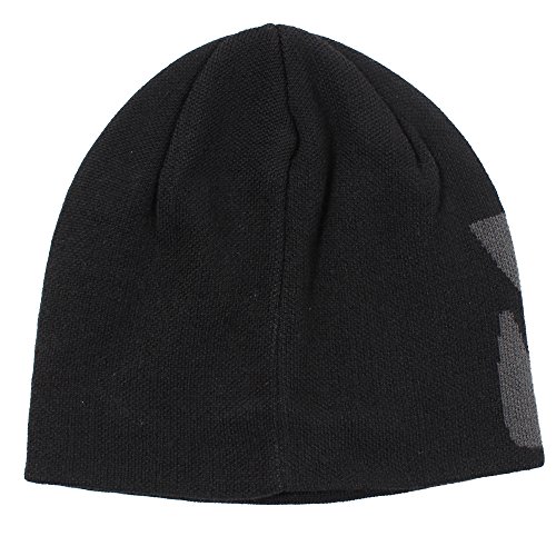 Millet - Logo Beanie - Gorro Unisex de Lana Merina - Senderismo, Trekking, Día a Día - Negro/Gris