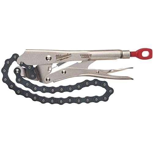 Milwaukee 48 – 22 3542 bloqueo cadena llave 9 pulgadas – Plata