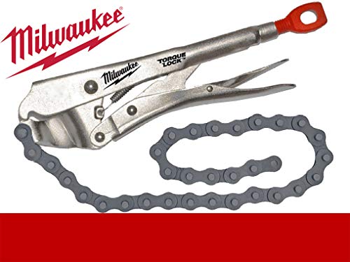 Milwaukee 48 – 22 3542 bloqueo cadena llave 9 pulgadas – Plata