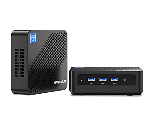 Mini PC 8GB de RAM Actualizable SSD de 256 GB Procesador Core i5-5257U (hasta 3.1Ghz),Ordenadores de Sobremesa 4K HD con Puerto USB-C/HDMI/Mini DP,2X Ethernet Wi-Fi Dual