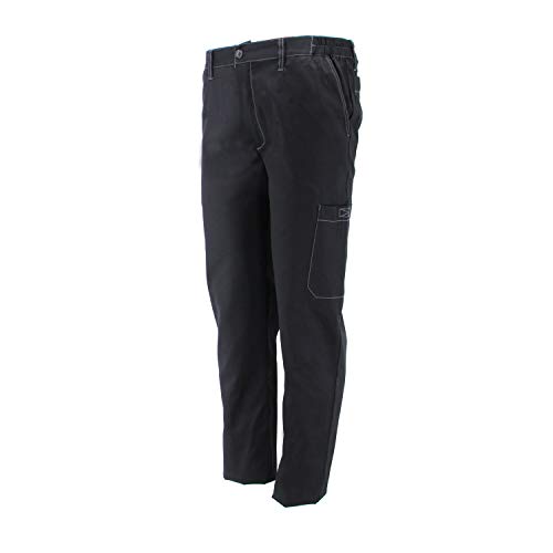 MISEMIYA - PANTALÓN DE Trabajo MULTIBOLSILLO Uniforme Laboral Industrial Taller MECÁNICO TÉCNICO Fontanero ALBAÑIL Ref.8871 - M, Negro