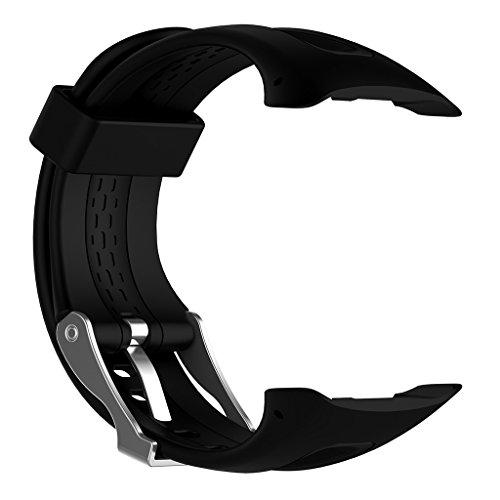 MiSha Correa de Reloj de Pulsera de Silicona para Forerunner10 / 15（Negro）