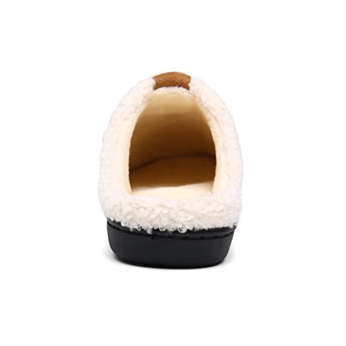 Mishansha Zapatillas de Casa Hombre Cálido Memory Foam Pantuflas Mujer Invierno Calientes Slippers,Turquesa,38/39