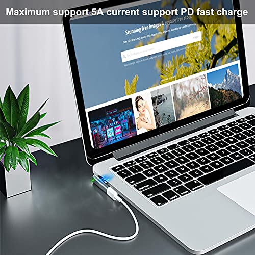 Misis Adaptador magnético USB C, conversión de Carga Tipo C a Magsafe2 Adaptador USB Tipo C Interfaz Hembra a Adaptador magnético Compatible con PD de Carga rápida Steadfast