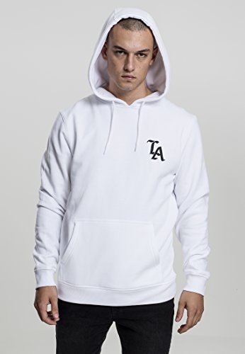 Mister Tee LA Hoody Sudadera con Capucha, Blanco, Medium para Hombre