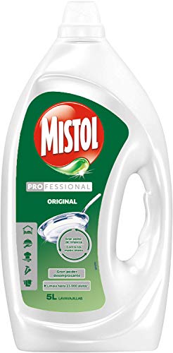 Mistol Professional - Lavavajillas líquido a mano 5 L