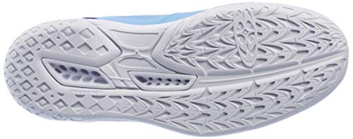 Mizuno Wave Rider 24 Jr, Volleyball Shoe Mujer, Dellarblue/Snowwht/2768c, 38.5 EU