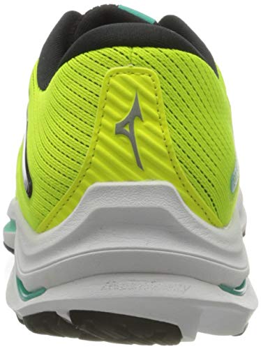 Mizuno Wave Rider 24, Zapatillas Hombre, Syellow/Ncloud/Atlantis, 43 EU