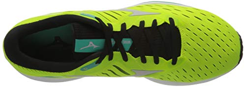 Mizuno Wave Rider 24, Zapatillas Hombre, Syellow/Ncloud/Atlantis, 43 EU