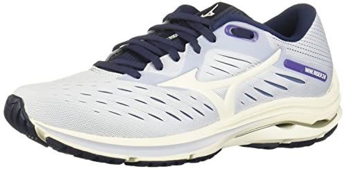 Mizuno Wave Rider 24, Zapatillas Mujer, Arctic Ice Snow White, 39 EU