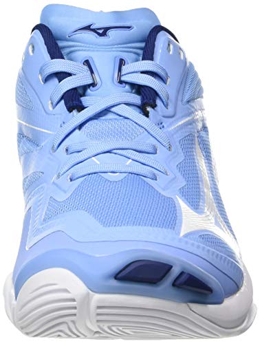 Mizuno Wave Rider 24, Zapatillas Mujer, Dellarblue/White/2768c, 40 EU