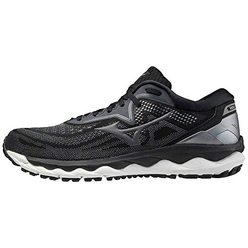 Mizuno Wave Sky 4, Zapatillas de Running Hombre, Black/Castlerock/CSilver, 47 EU