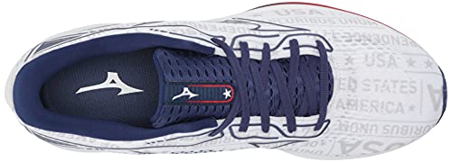 Mizuno Zapatillas de correr para hombre, Blanco, 46 EU