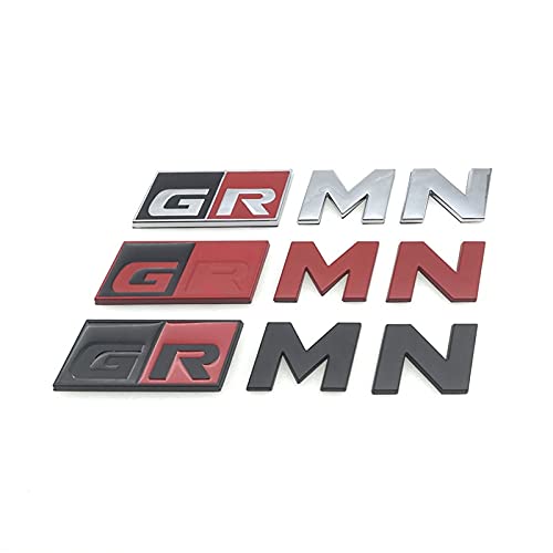 MLIENSIO Sticker de carro GRAMO Sport Logo Decal Front Hood Grille for Hv ya R es grmn rz rc rs Prius GRAMO Deportivo harrier GRAMO Pegatina de logotipo (Color Name : Gray)