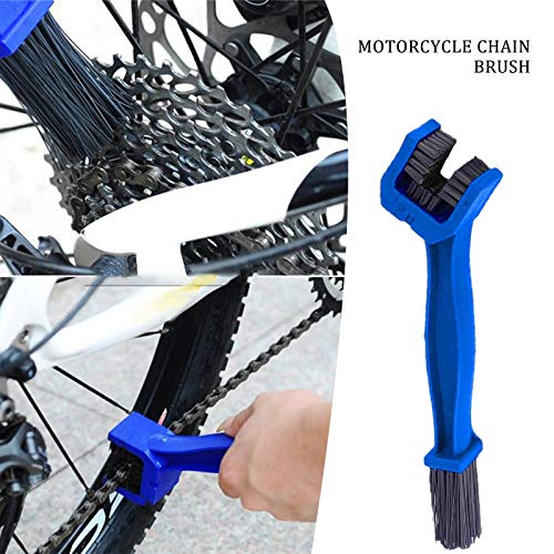 mlloaayo Cepillo De Cadena De Bicicleta Herramienta De Mantenimiento Limpio De Cadena De Engranajes para Mantenimiento De Limpieza De Bicicletas De Montaña