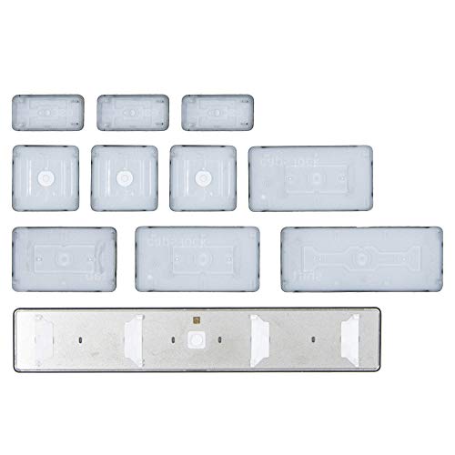 MMOBIEL Repuesto Set Completo Teclas de Teclado US Compatible con MacBook Pro Retina 13" 15" A1989 A1990 A1932 (Negro)