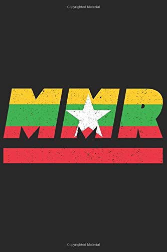 MMR: Myanmar 2020 calendar with weekly planner, monthly planner and yearly overview. Notebook with dotted pages to write down important things.