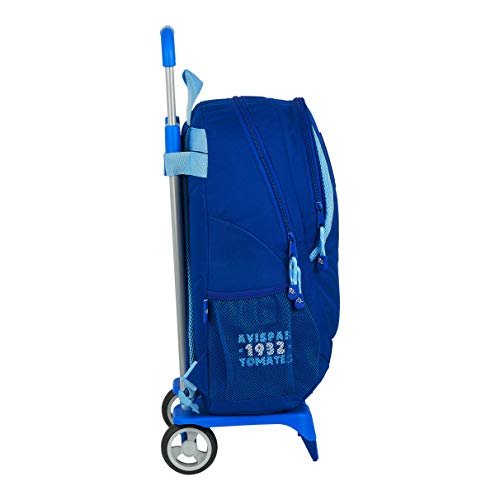 Mochila Safta Escolar con Carro de Real Zaragoza, 330x150x430mm