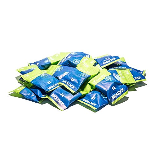Moldex Pura Fit 36 (7700) - 50 pares de tapones para los oídos con SNR 36dB - Par higiénico y práctico empaquetado.