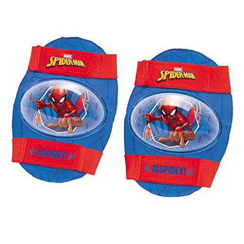 Mondo- Patines de Ruedas Ajustables Spider-Man Set Completo Toys 28629-Patines niños (22 a 29), Color Turquesa, Regolabile (28629)