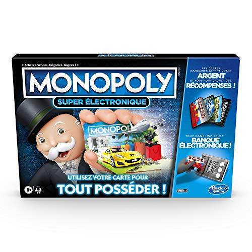 Monopoly Ultimate Rewards - Juego de Mesa, de Banca electrónica, sin Billetes, tecnología sin Contacto, a Partir de 8 años de Edad (versión Francesa)