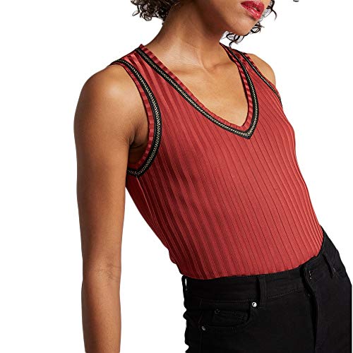 Morgan 201-delie.n Camiseta, Rojo (Ketchup Ketchup), X-Small (Talla del Fabricante: TXS) para Mujer
