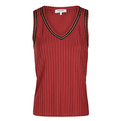 Morgan 201-delie.n Camiseta, Rojo (Ketchup Ketchup), X-Small (Talla del Fabricante: TXS) para Mujer