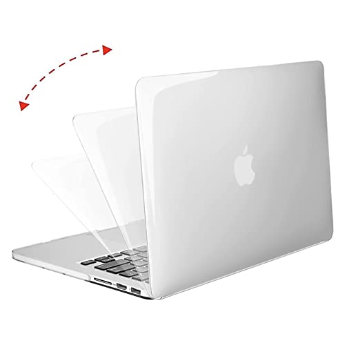 MOSISO Funda Dura Compatible con MacBook Pro 15 Retina A1398 (Versión 2015/2014/2013/fin 2012), Ultra Delgado Carcasa Rígida Protector de Plástico Cubierta, Cristal