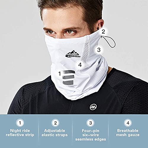 motoboy Bufanda de Polaina para el Cuello Unisex Bandana elástica para Motocicleta Multifuncional Hombre Mujer Verano para Deportes Ciclismo Correr al Aire Libre Resistente a los Rayos UV