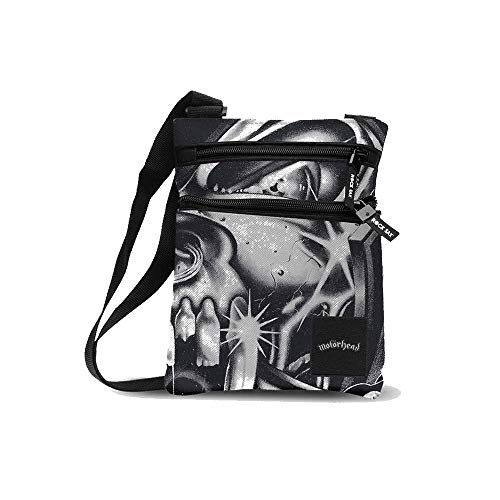 Motorhead Bolso de Hombro Warpig Zoom, Medium, Black