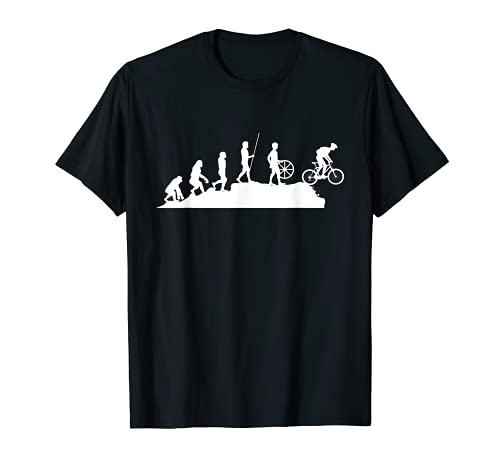 Mountain Bike Evolution - MTB Downhill Single Track Regalo Camiseta