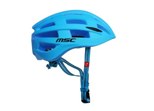 MSC Bikes Casco Road con LUZ M/L (58-61) Azul