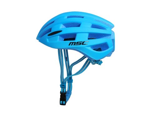 MSC Bikes Casco Road con LUZ M/L (58-61) Azul