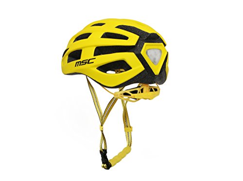 MSC Bikes HX109MLYE Casco, Amarillo, M/L (58-61)