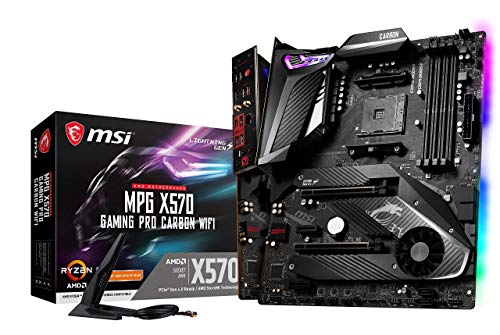 MSI MPG X570 Gaming Pro Carbon Wifi - Placa Base Performance Gaming (Chipset MPG X570, DDR4, Audio Boost, Intel Lan, Socket AM4, Wi-Fi, HDMI, Soporta AMD Pocesadores) Color Negro