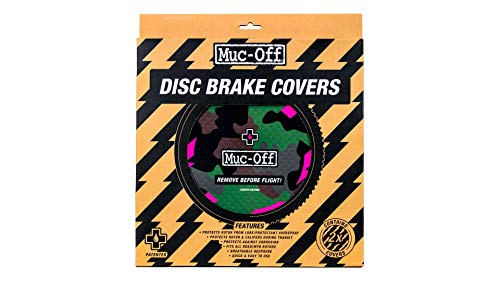 Muc-Off accessorio Disc Brake Cover coppia Camo Cubierta De Freno, Adultos Unisex, Multicolor, Talla Única