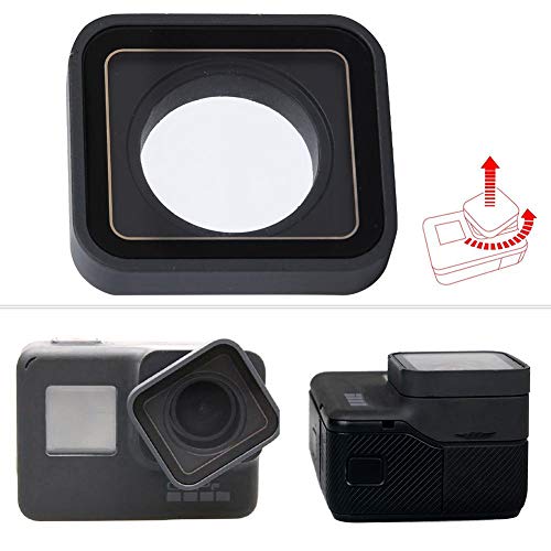 Mugast Protector de Pantalla de cámara, Funda Protectora de reemplazo de Lente de Vidrio Compatible para Go Pro Hero 5/6/7