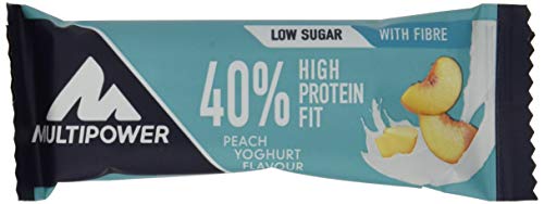 Multipower 40% Protein Fit Bar, Sabor Peach Yoghurt - 24 Barras