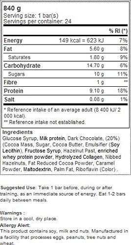 Multipower - Bar Energate Coconut 35 gr (Box 24 Units), Color 0