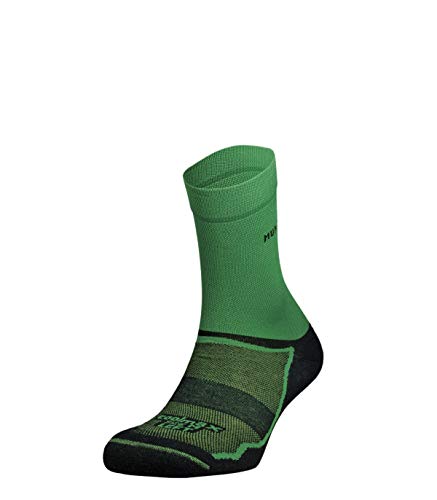 MUND SOCKS Calcetines montaña antiampollas Cares (42-45, Verde)