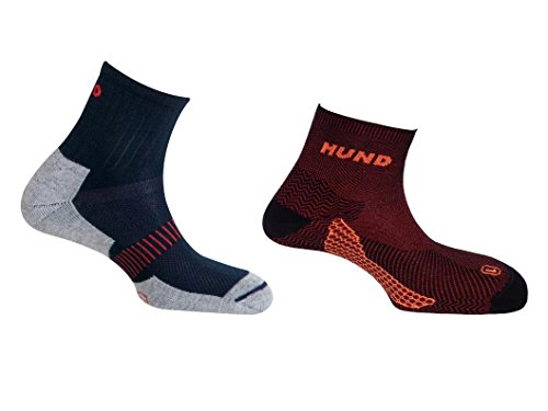 Mund Socks Pack Camino DE Santiago Talla L Calcetín Kilimanjaro sin Costuras y Trekking/Running Antiampollas, Antibacterial y Terapéutico (EU 42-45)