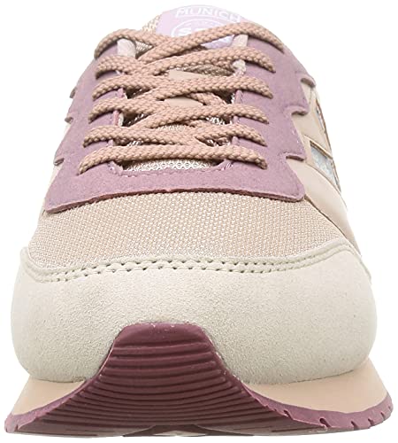 Munich Dash Women Premium Laces 108, Zapatillas Mujer, Beige, 40 EU