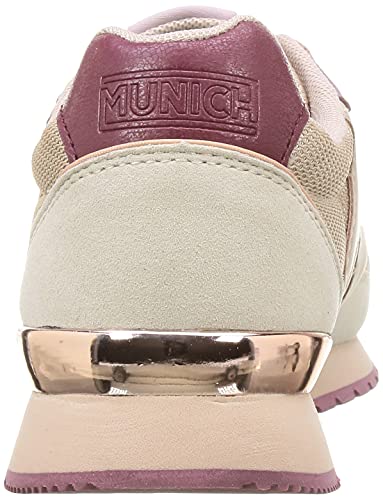 Munich Dash Women Premium Laces 108, Zapatillas Mujer, Beige, 40 EU