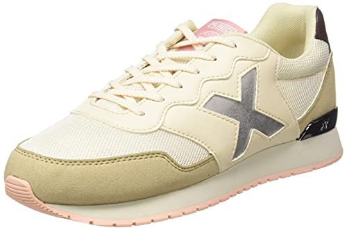 Munich Dash Women Premium Laces 110, Zapatillas Mujer, Blanco, 41 EU