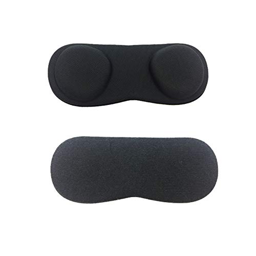 Mwoot Reemplazo para la Cubierta Protectora de la Lente VR Cubierta a Prueba de Polvo para Oculus Quest, Funda Protectora Lavable - Negro