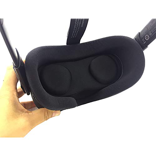 Mwoot Reemplazo para la Cubierta Protectora de la Lente VR Cubierta a Prueba de Polvo para Oculus Quest, Funda Protectora Lavable - Negro